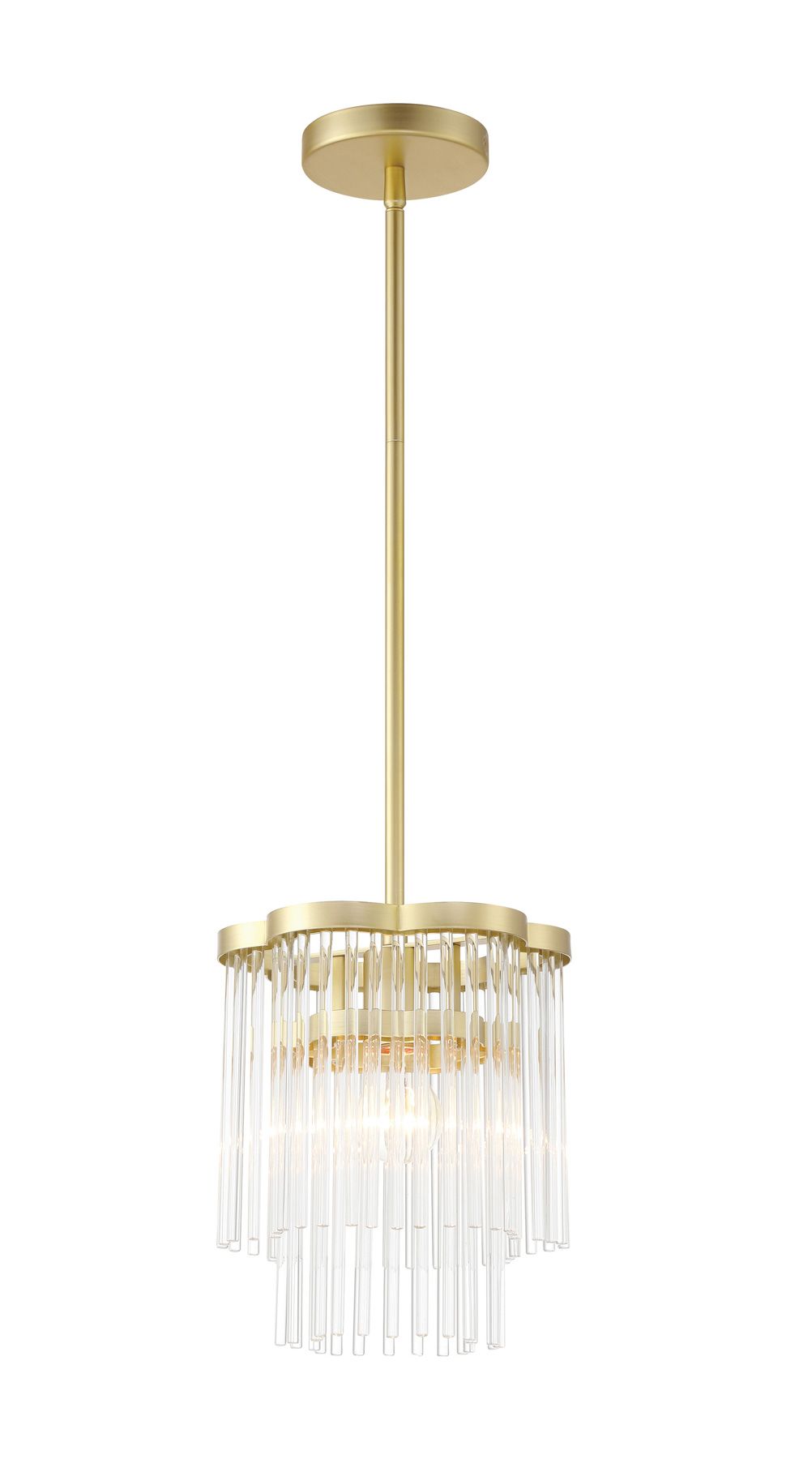 Image 3 Minka Lavery Azura 1-Light 8.66-in Brass Mini-Pendant more views