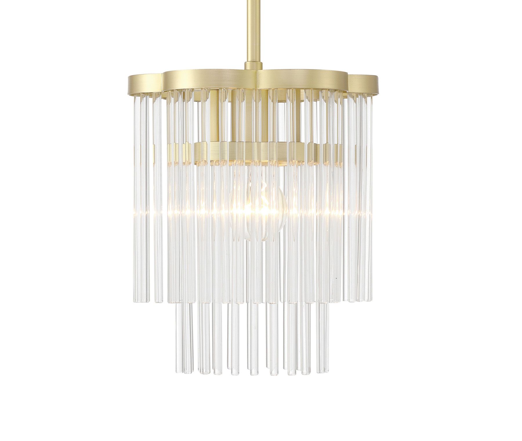 Image 4 Minka Lavery Azura 1-Light 8.66-in Brass Mini-Pendant more views