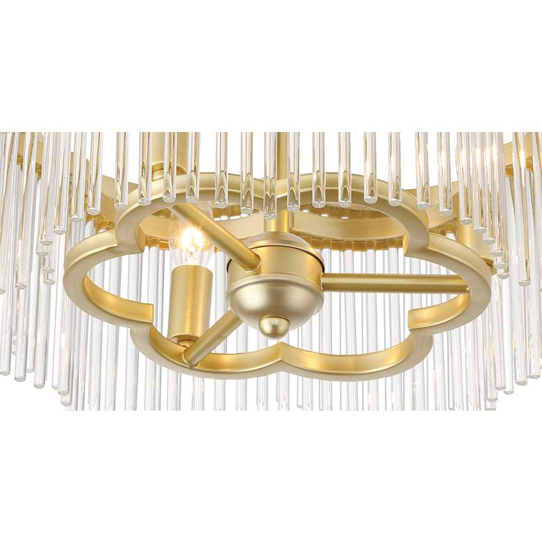 Image 4 Minka Lavery Azura 3-Light 20.05-in Brass Semi-Flush more views