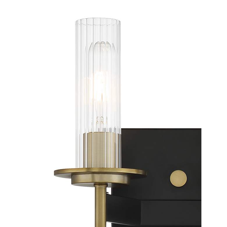 Image 2 Minka-Lavery Baldwin Park 2-Light Coal and Soft Brass Bath Light more views