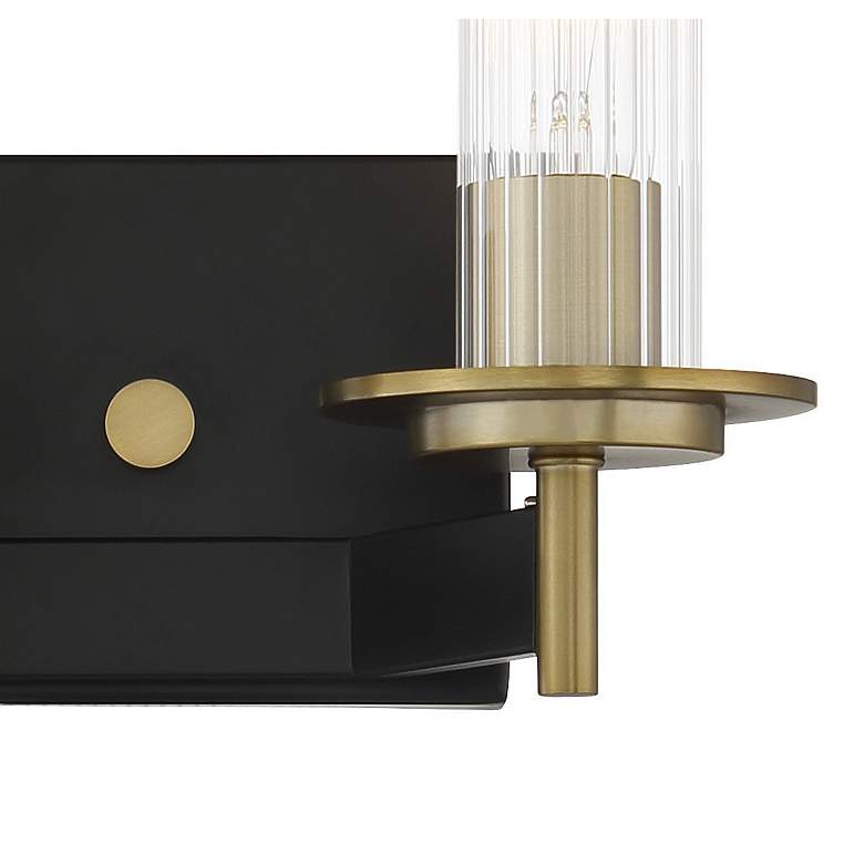 Image 3 Minka-Lavery Baldwin Park 2-Light Coal and Soft Brass Bath Light more views