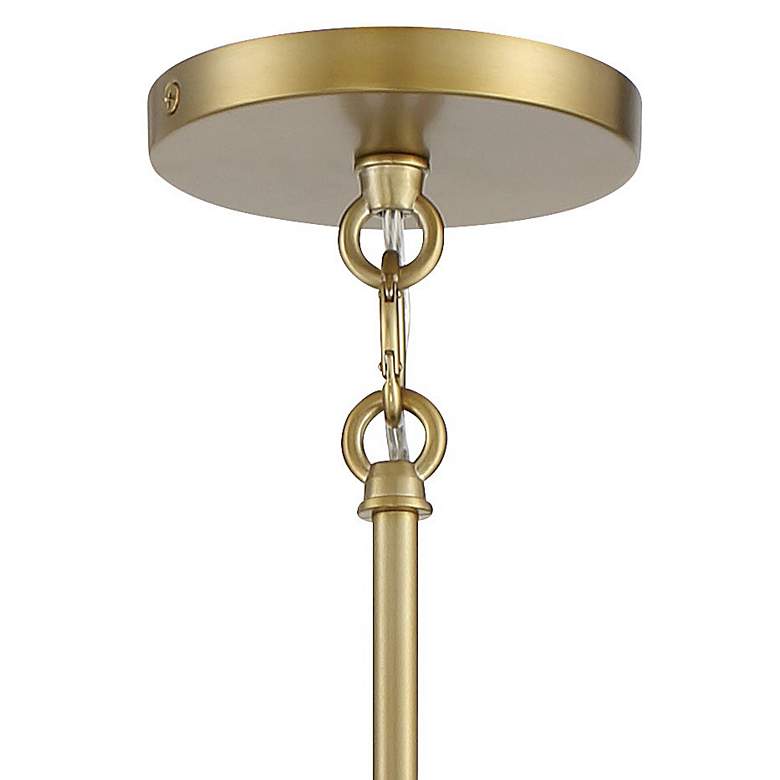 Image 3 Minka-Lavery Baldwin Park 30.5 inch Wide 6-Light Coal and Brass Chandelier more views