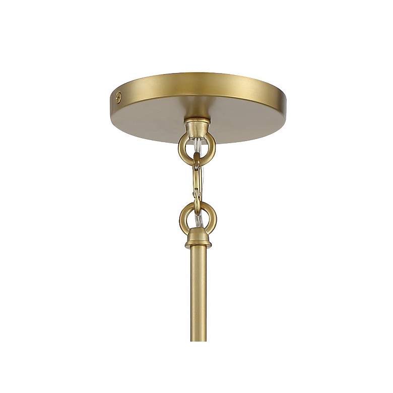 Image 3 Minka-Lavery Baldwin Park 30.5" Wide 6-Light Coal and Brass Chandelier more views