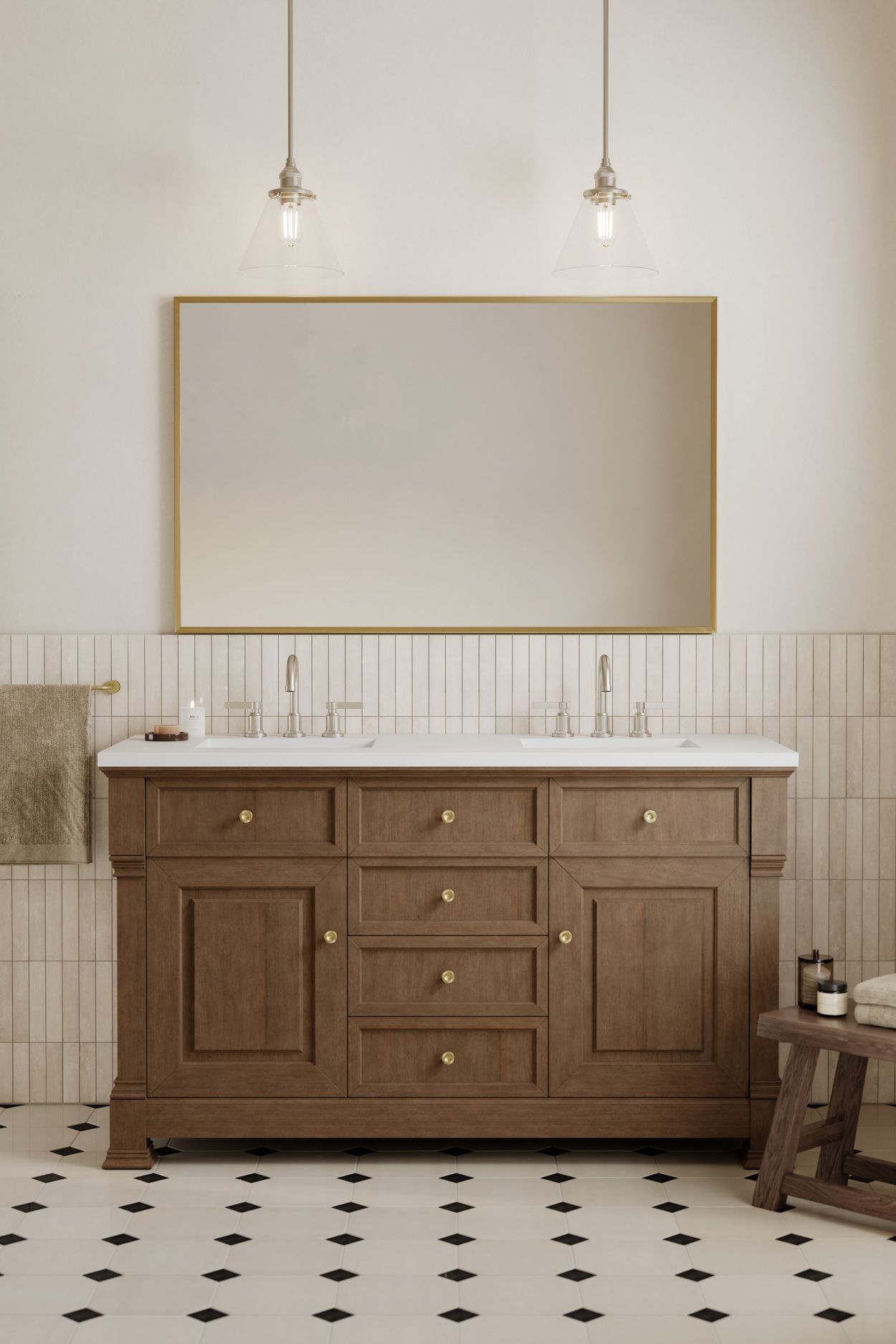 Image 4 Minka Lavery Barwell 1-Light 10-in Brushed Nickel Mini Pendant with Shade more views