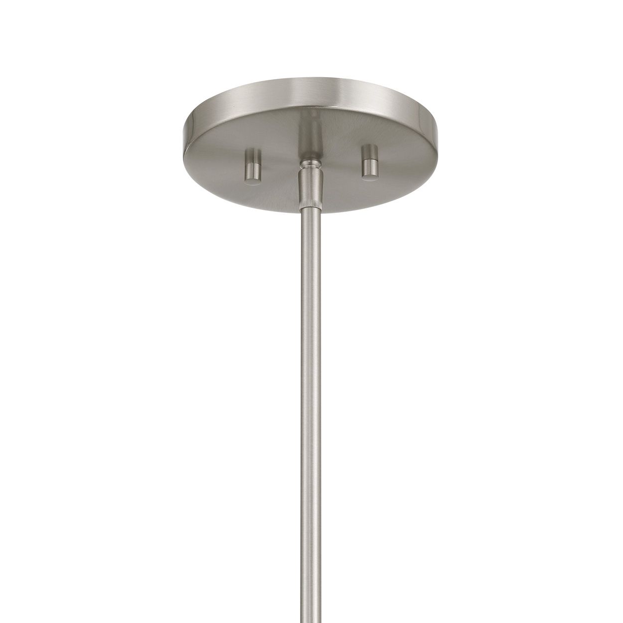 Image 6 Minka Lavery Barwell 1-Light 10-in Brushed Nickel Mini Pendant with Shade more views