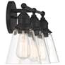 Thumbnail4 of Minka Lavery Barwell 3-Light 24-in Coal Black Vanity Light more views
