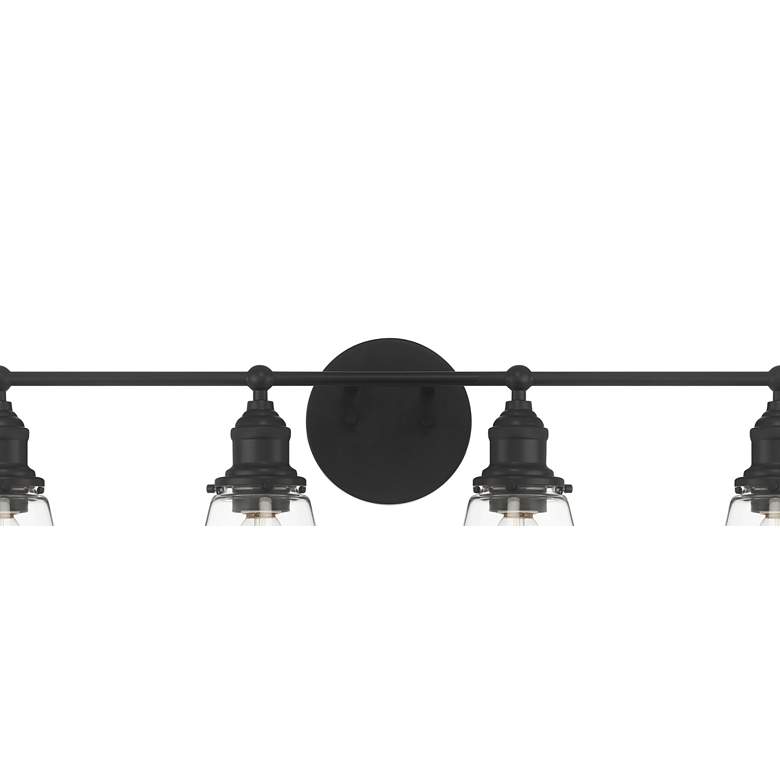 Image 3 Minka Lavery Barwell 4-Light 33-in Coal Black Vanity Light more views