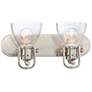 1_Minka Lavery Bath Art 16" Wide Brushed Nickel 2-Light Bath Light
