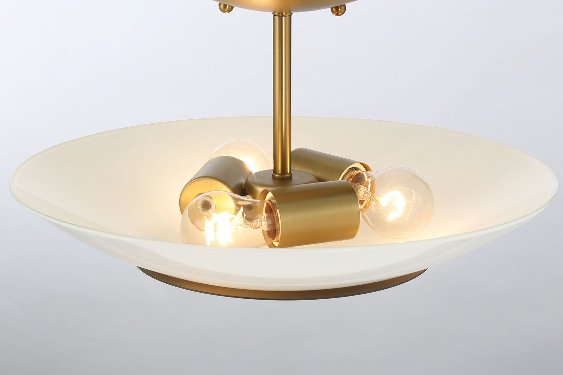 Image 3 Minka Lavery BAX 3-Light Sand Black And Soft Brass Flush Mount more views