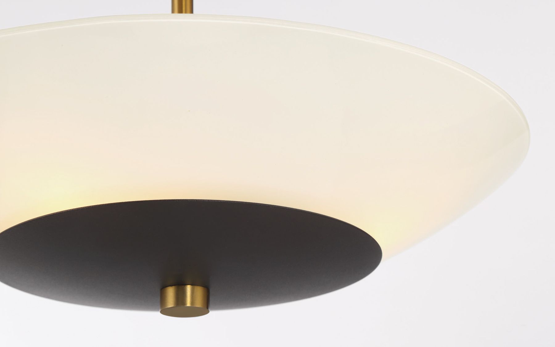 Image 7 Minka Lavery BAX 3-Light Sand Black And Soft Brass Flush Mount more views