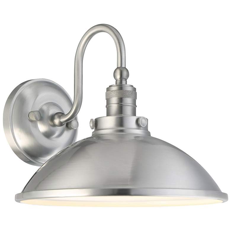 Image 1 Minka Lavery Baytree Lane 9 3/4" High Aluminum LED Outdoor Wall Light