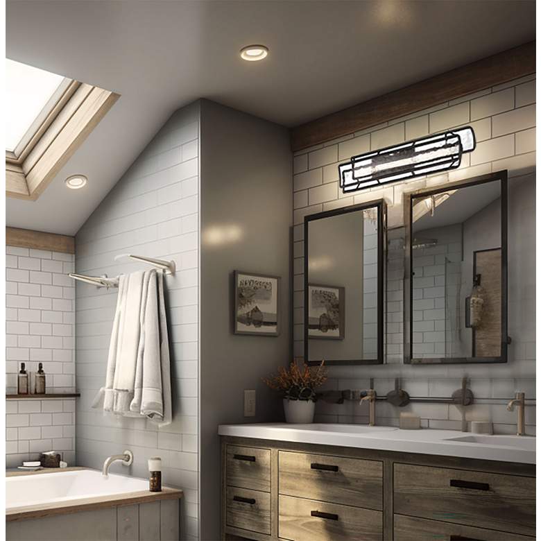 Image 5 Minka Lavery Bella Collina 2-Light Black 36-in. Bath Vanity more views