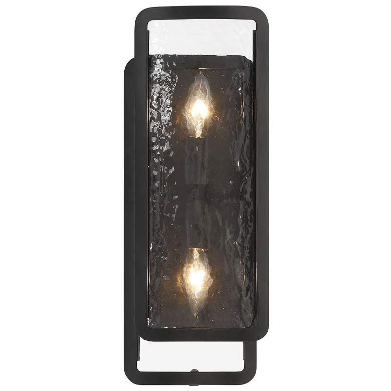 Image 3 Minka Lavery Bella Collina 2-Light Black Wall Sconce more views