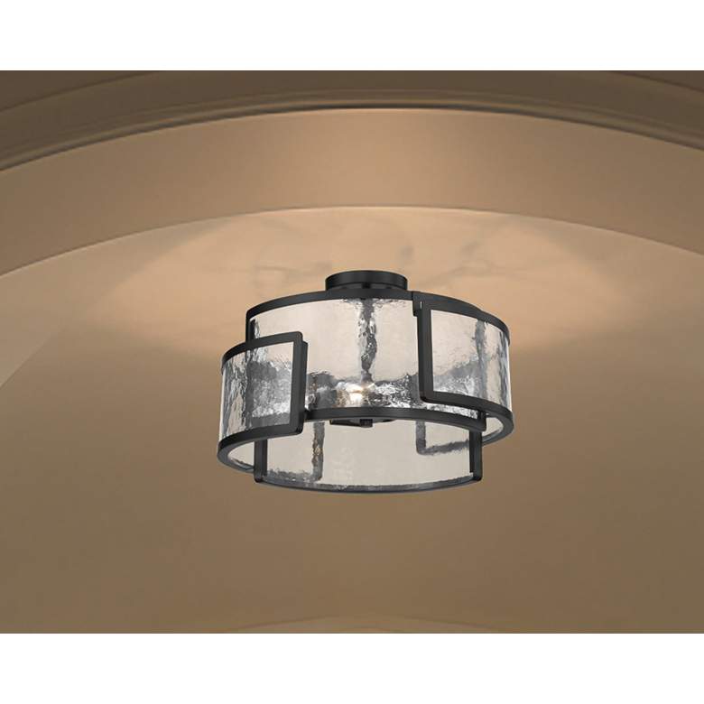 Image 6 Minka Lavery Bella Collina 3-Light Black Semi-Flush more views