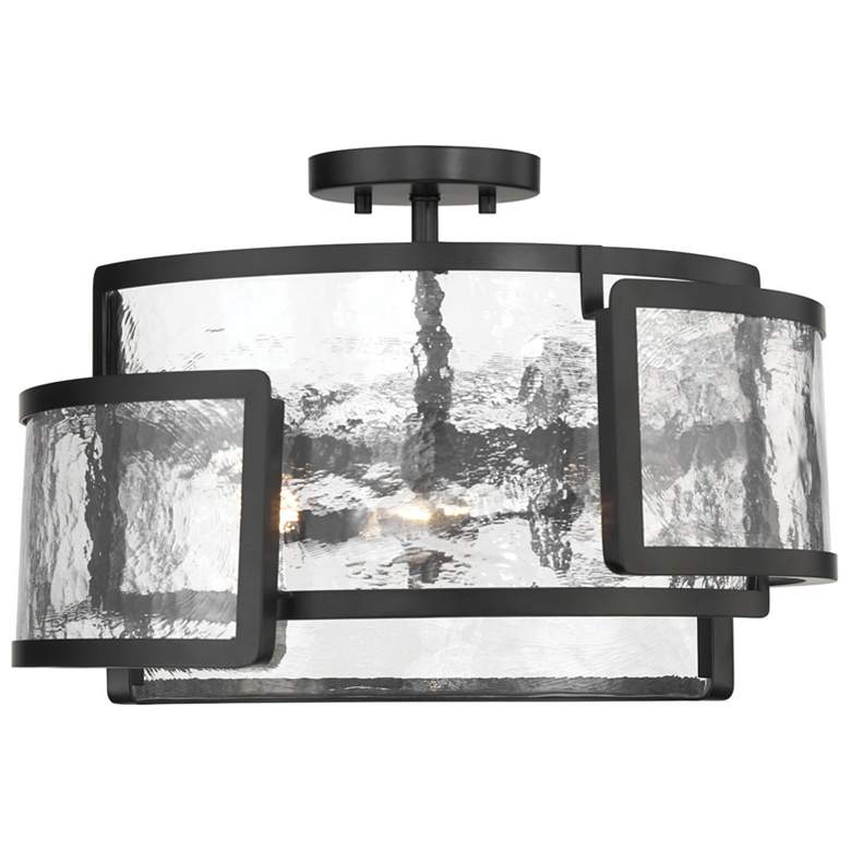 Image 7 Minka Lavery Bella Collina 3-Light Black Semi-Flush more views
