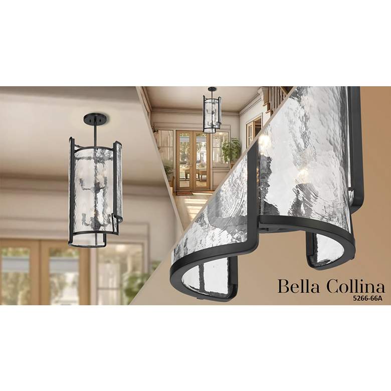 Image 6 Minka Lavery Bella Collina 6-Light Black Foyer Pendant more views