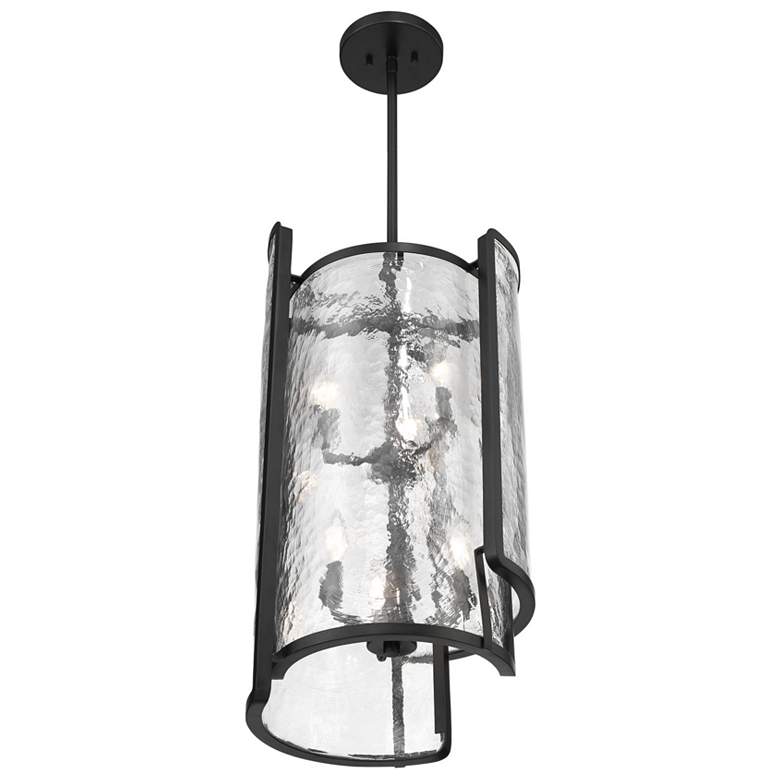 Image 7 Minka Lavery Bella Collina 6-Light Black Foyer Pendant more views