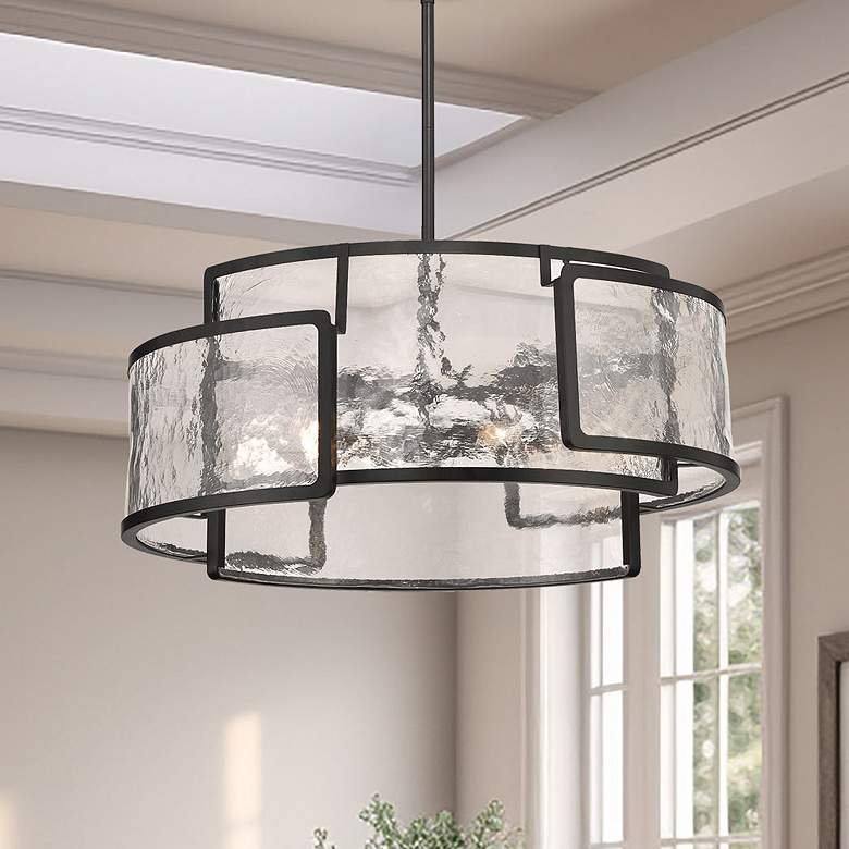 Image 1 Minka Lavery Bella Collina 6-Light Black Pendant