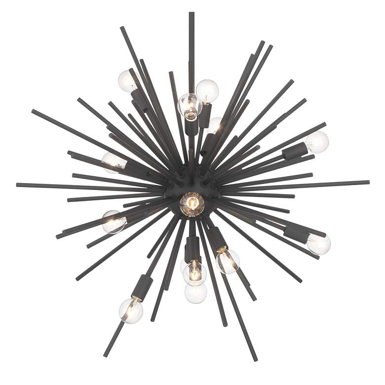 Image 3 Minka Lavery Bessel 15-Light 30-in Black Pendant more views