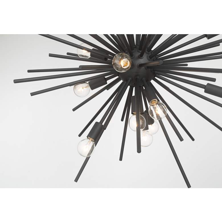 Image 5 Minka Lavery Bessel 15-Light 30-in Black Pendant more views