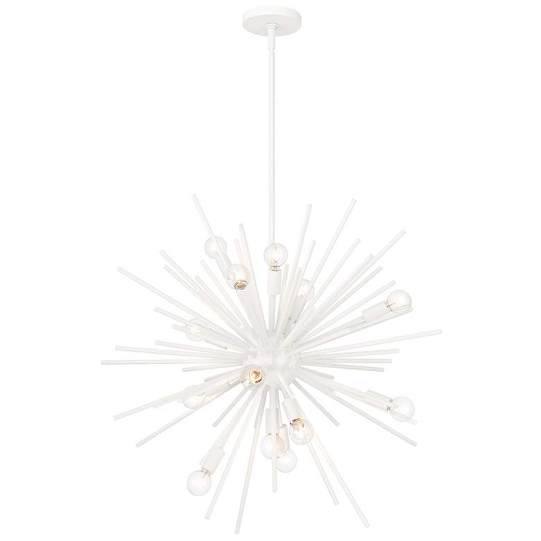 Image 1 Minka Lavery Bessel 15-Light 30-in Sand White Pendant