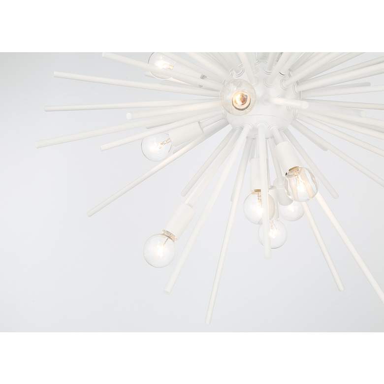Image 4 Minka Lavery Bessel 15-Light 30-in Sand White Pendant more views