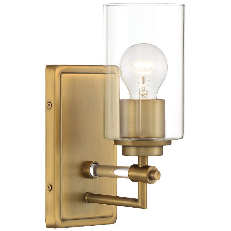 Image 1 Minka-Lavery Binsly 1-Light Aged Brass Bath Vanity