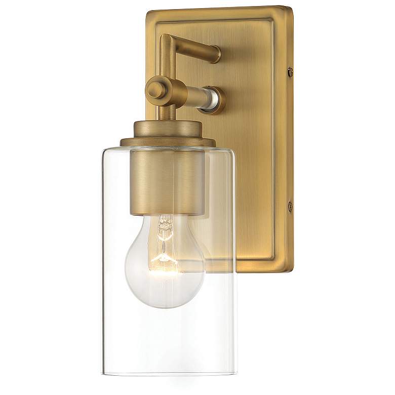 Image 3 Minka-Lavery Binsly 1-Light Aged Brass Bath Vanity more views