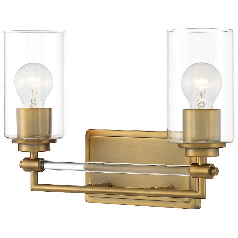 Image 1 Minka-Lavery Binsly 2-Light Aged Brass Bath Vanity