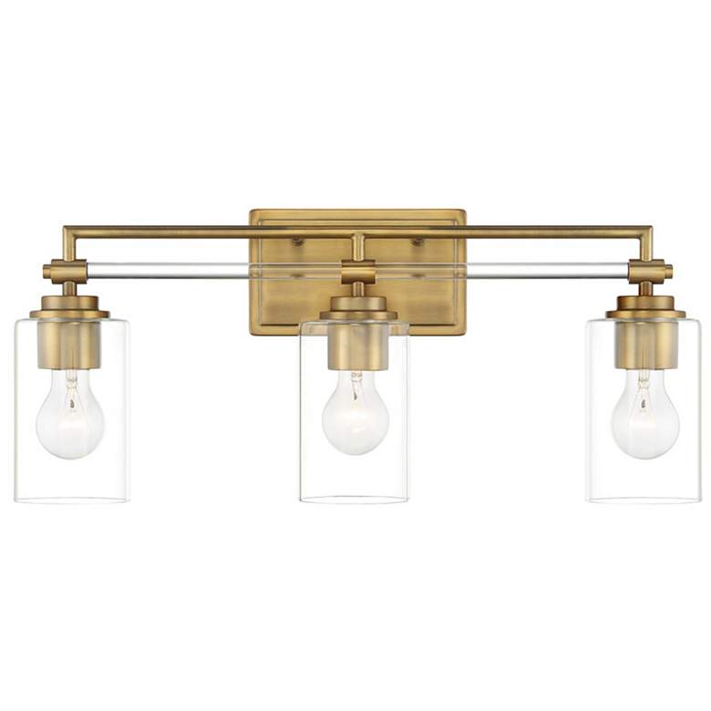 Image 3 Minka-Lavery Binsly 3-Light Aged Brass Bath Vanity more views