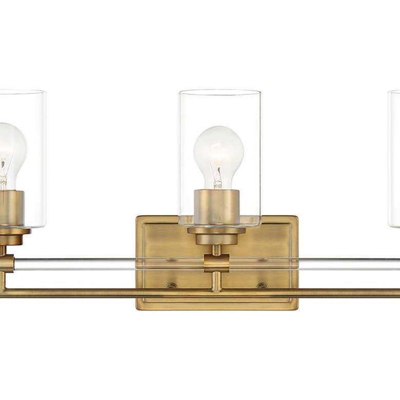 Image 7 Minka-Lavery Binsly 3-Light Aged Brass Bath Vanity more views