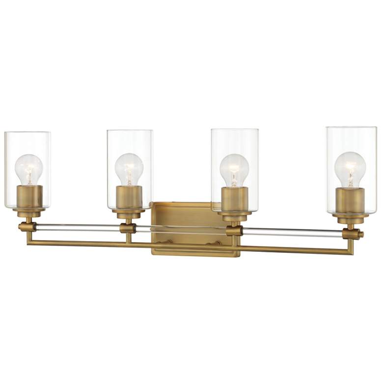 Image 1 Minka-Lavery Binsly 4-Light Aged Brass Bath Vanity