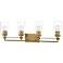 Minka-Lavery Binsly 4-Light Aged Brass Bath Vanity