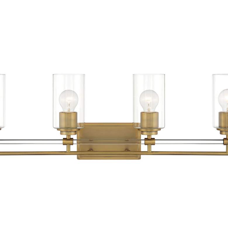 Image 5 Minka-Lavery Binsly 4-Light Aged Brass Bath Vanity more views