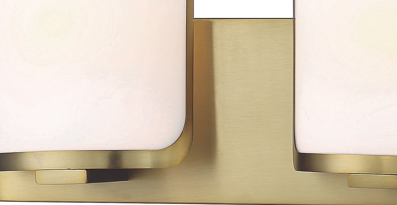 Image 5 Minka-Lavery Bishop Crossing 3-Light Soft Brass Vanity Light with Shade more views