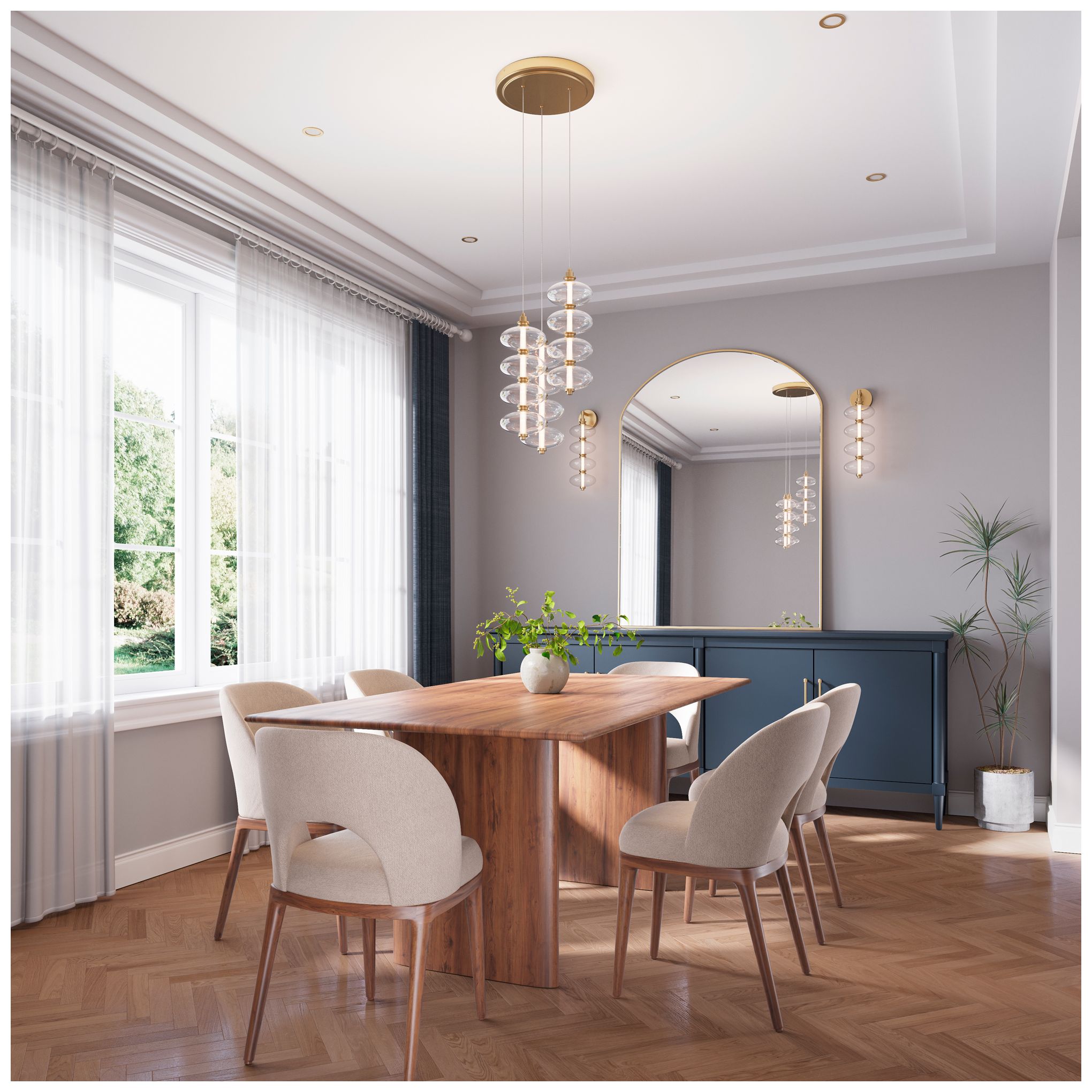 Image 4 Minka-Lavery Bollavino LED 6-in Wall Sconce - Legacy Brass with Clear Glass more views