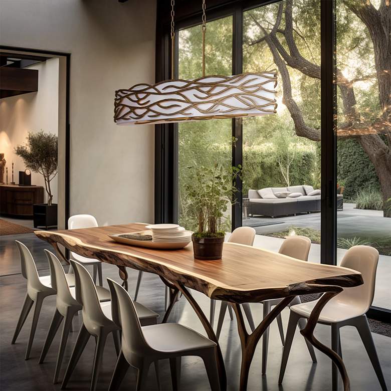 Image 5 Minka Lavery Branch Reality 10-Light Ashen Gold Island Chandelier more views