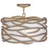Minka Lavery Branch Reality 20" Wide 4-Light Ashen Gold Ceiling Light