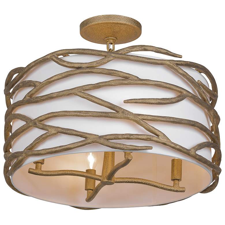 Image 4 Minka Lavery Branch Reality 20" Wide 4-Light Ashen Gold Ceiling Light more views