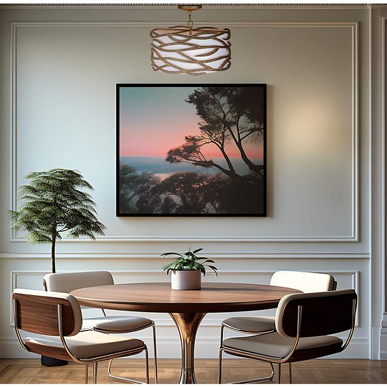 Image 5 Minka Lavery Branch Reality 20" Wide 4-Light Ashen Gold Ceiling Light more views