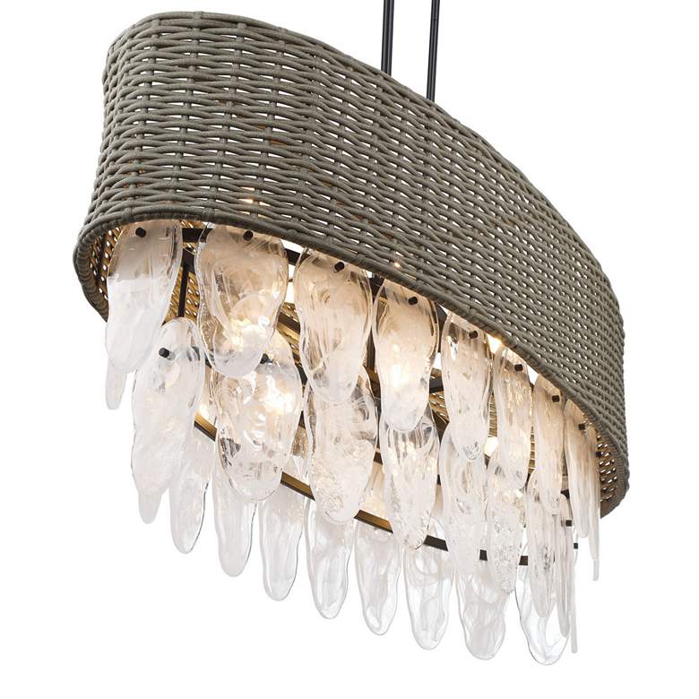 Image 3 Minka-Lavery Breakers Isle 12-Light Black Island Chandelier more views