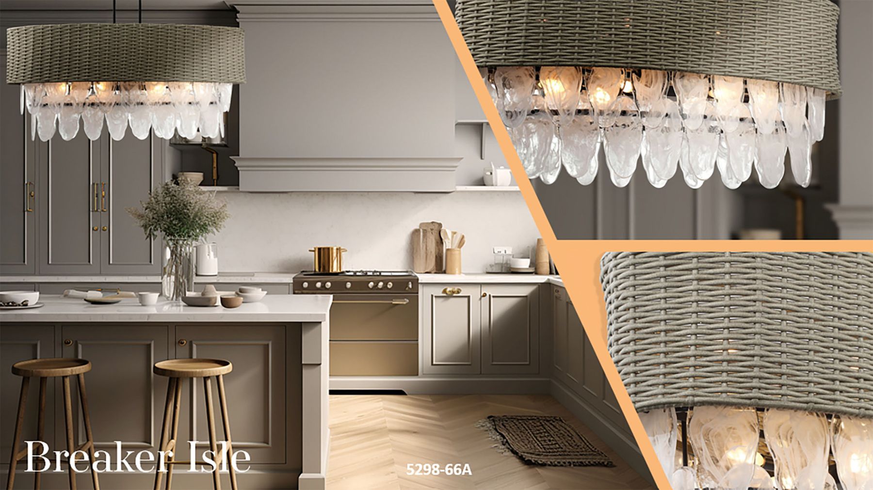 Minka-Lavery Breakers Isle 12-Light Black Island Chandelier