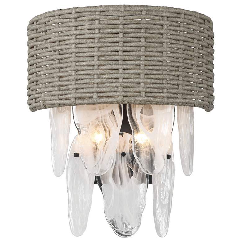 Image 2 Minka-Lavery Breakers Isle 4-Light Black Wall Sconce more views