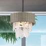 1_Minka-Lavery Breakers Isle 6-Light Black Semi-Flush to Pendant
