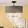 4_Minka-Lavery Breakers Isle 6-Light Black Semi-Flush to Pendant more views