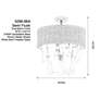 5_Minka-Lavery Breakers Isle 6-Light Black Semi-Flush to Pendant more views