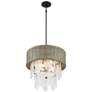 7_Minka-Lavery Breakers Isle 6-Light Black Semi-Flush to Pendant more views