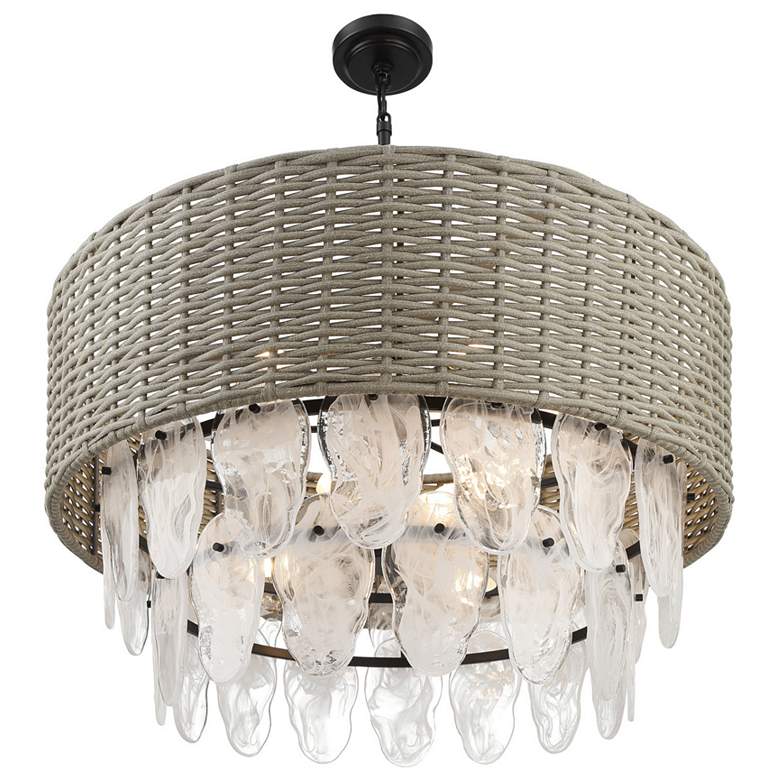 Image 3 Minka-Lavery Breakers Isle 9-Light Black Pendant more views