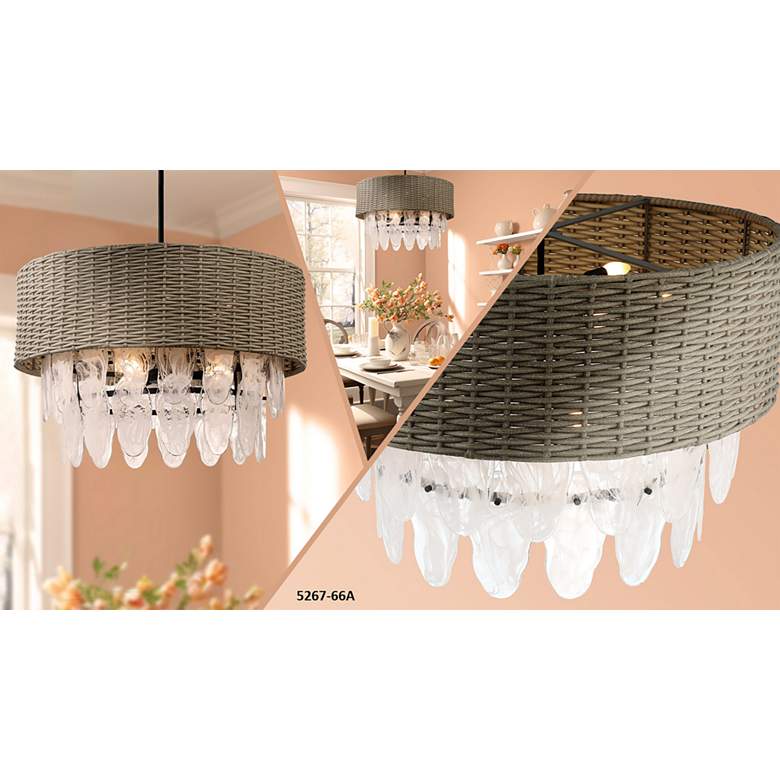 Image 6 Minka-Lavery Breakers Isle 9-Light Black Pendant more views