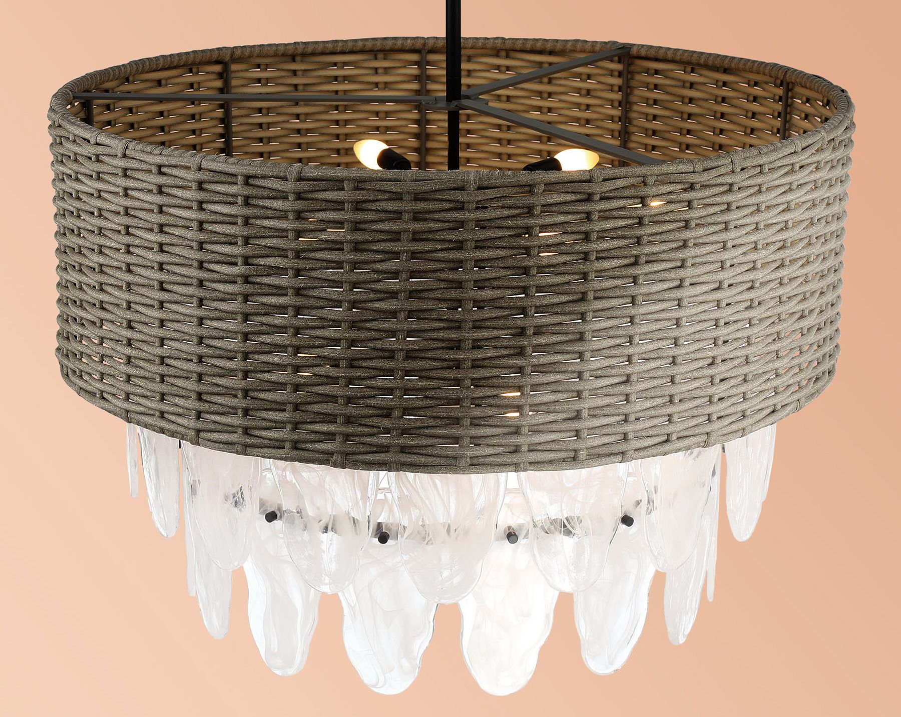 Minka-Lavery Breakers Isle 9-Light Black Pendant